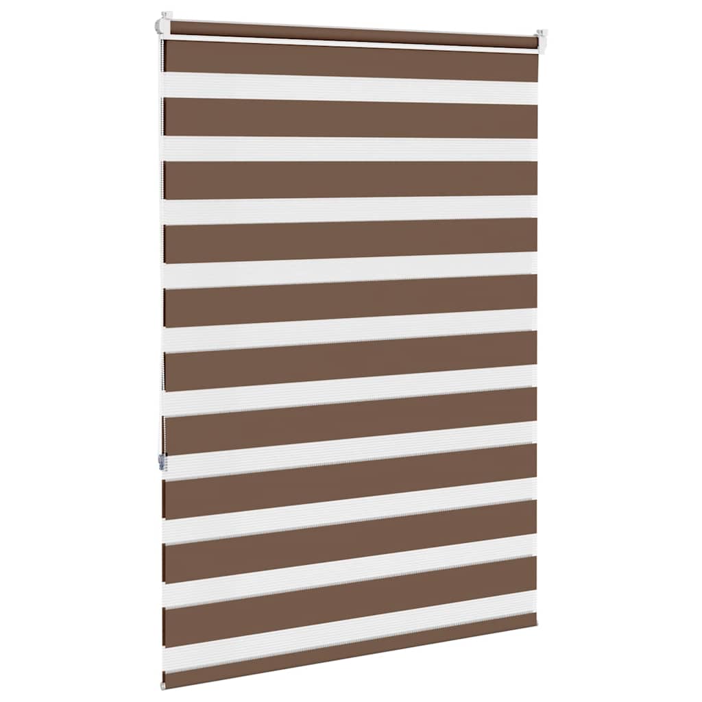 zebragardin brun 105x150 cm stofbredde 100,9 cm polyester