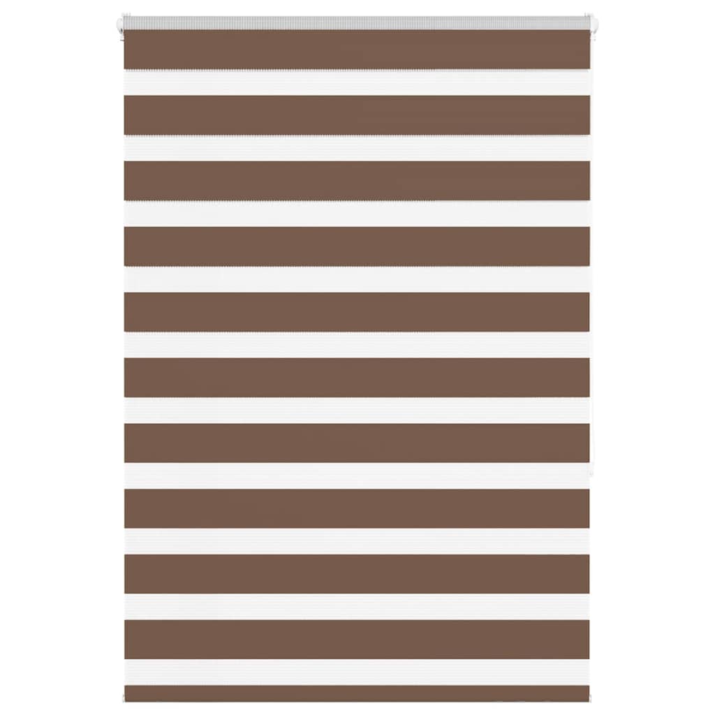 zebragardin brun 110x150 cm stofbredde 105,9 cm polyester