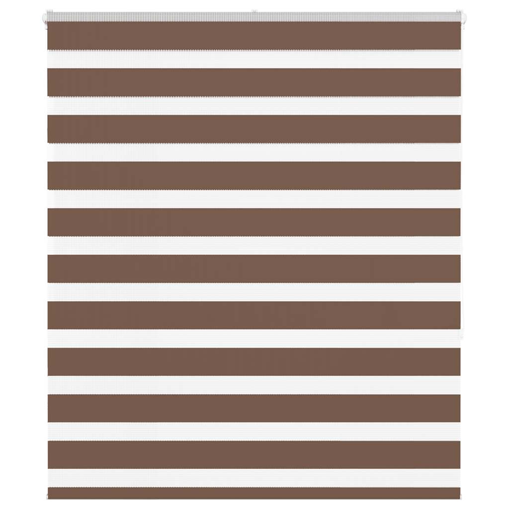 zebragardin brun 120x150 cm stofbredde 115,9 cm polyester
