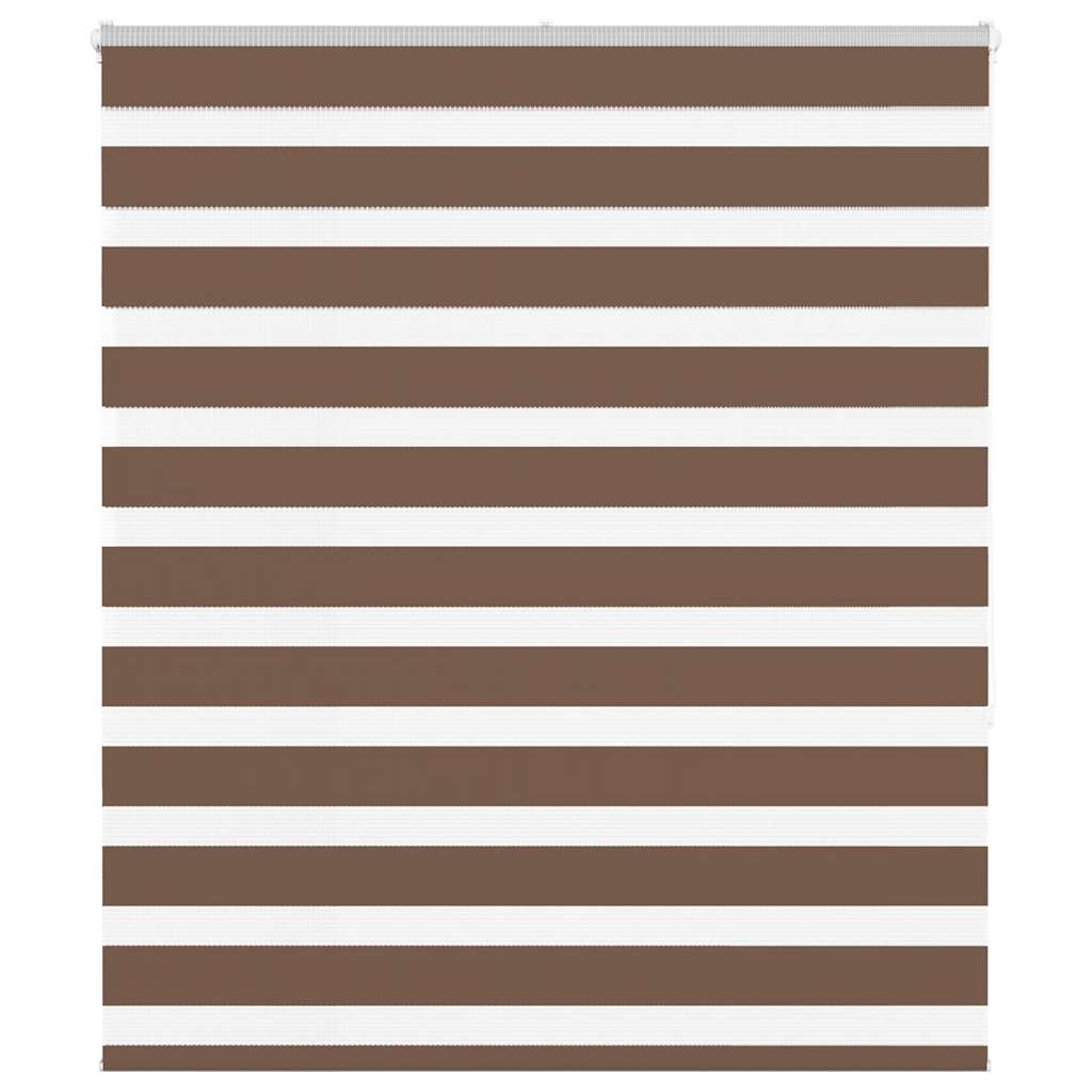 zebragardin brun 125x150 cm stofbredde 120,9 cm polyester
