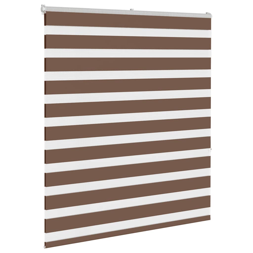 zebragardin brun 125x150 cm stofbredde 120,9 cm polyester