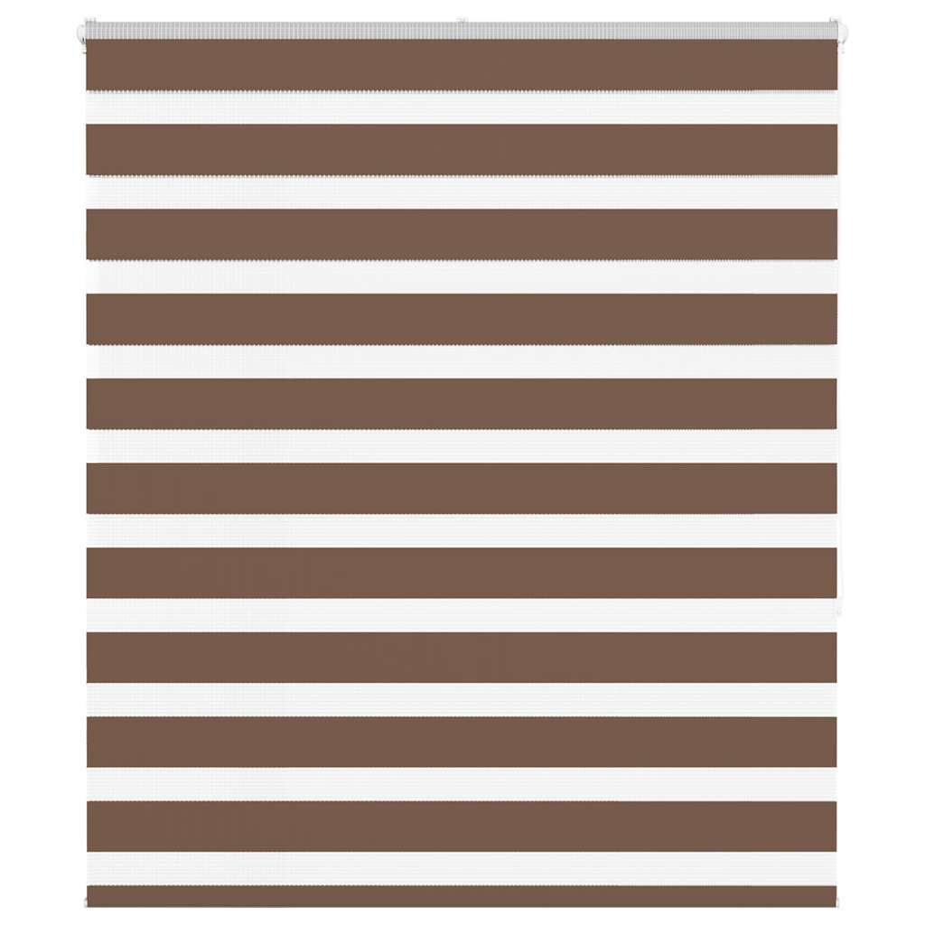 zebragardin brun 135x150 cm stofbredde 130,9 cm polyester