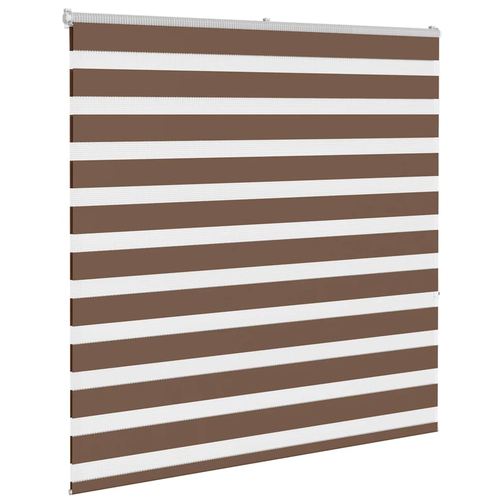 zebragardin brun 140x150 cm stofbredde 135,9 cm polyester