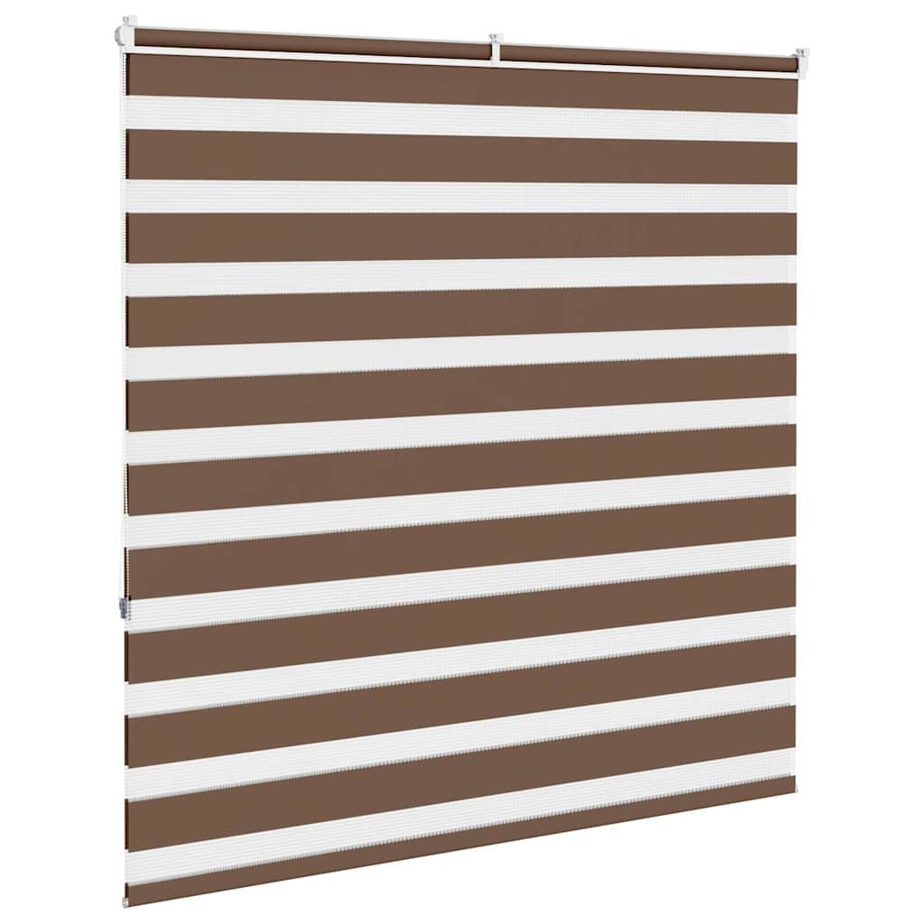zebragardin brun 145x150 cm stofbredde 140,9 cm polyester