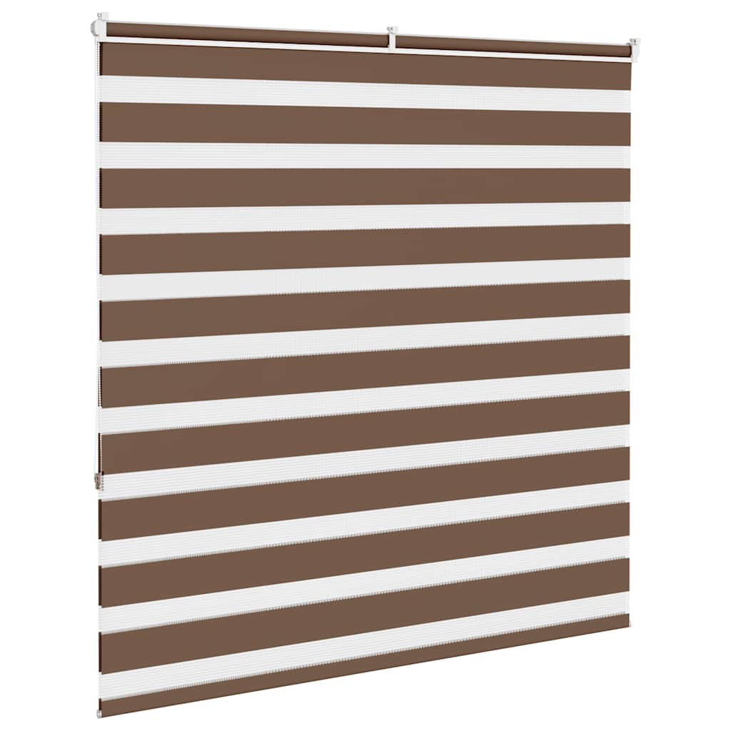 zebragardin brun 150x150 cm stofbredde 145,9 cm polyester