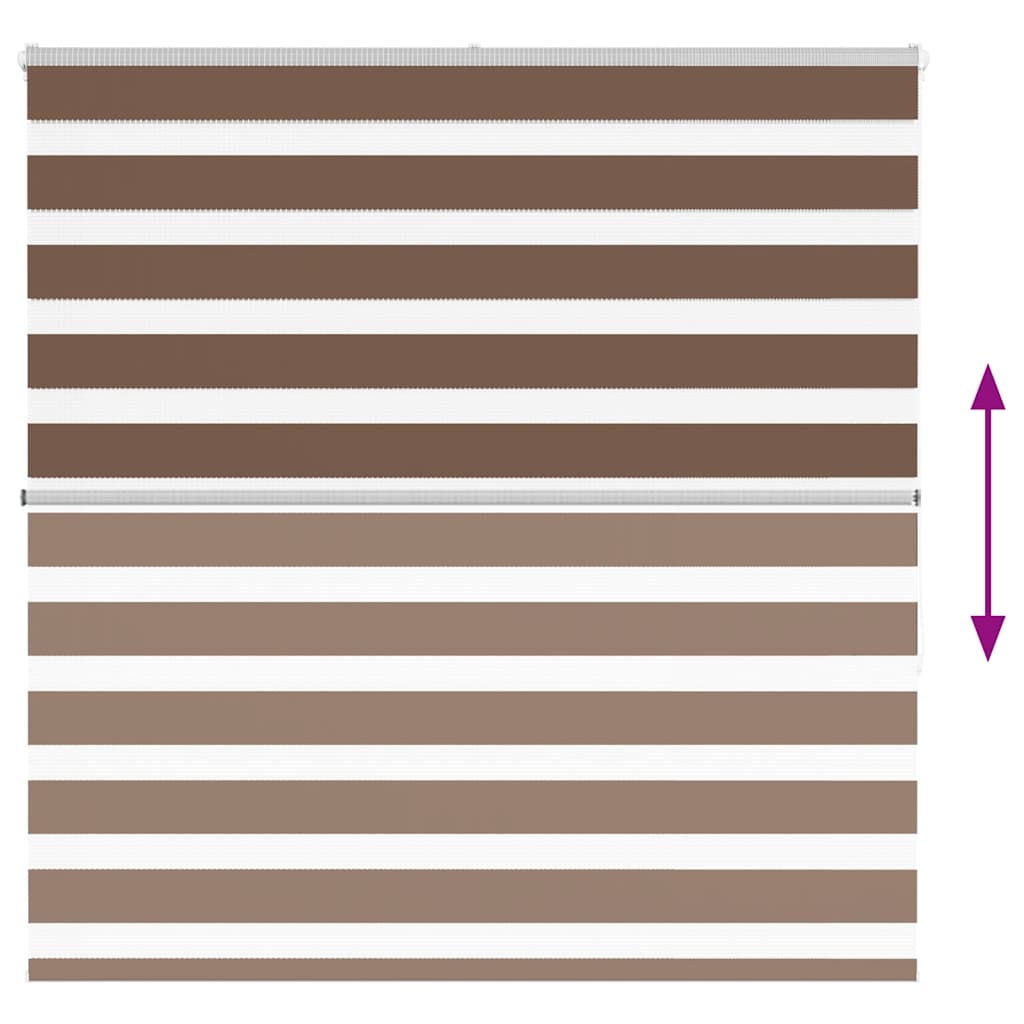 zebragardin brun 150x150 cm stofbredde 145,9 cm polyester