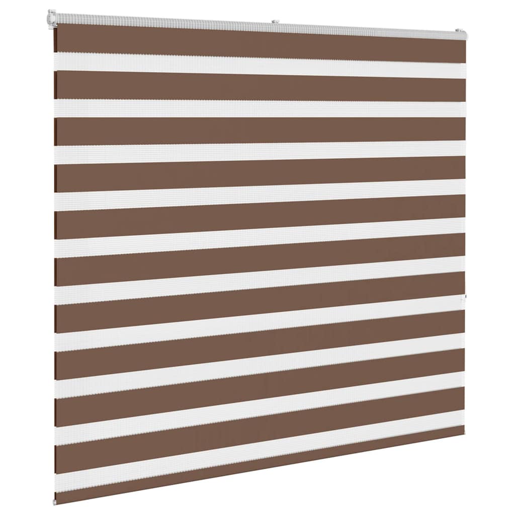 zebragardin brun 165x150 cm stofbredde 160,9 cm polyester
