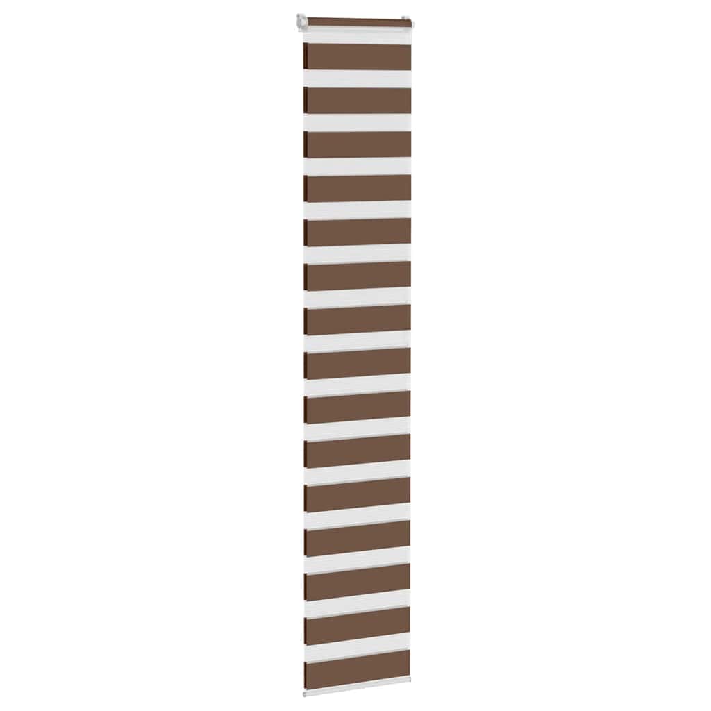 zebragardin brun 40x200 cm stofbredde 35,9 cm polyester