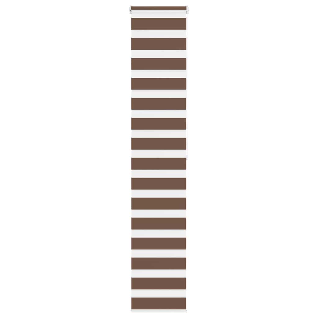 zebragardin brun 45x200 cm stofbredde 40,9 cm polyester