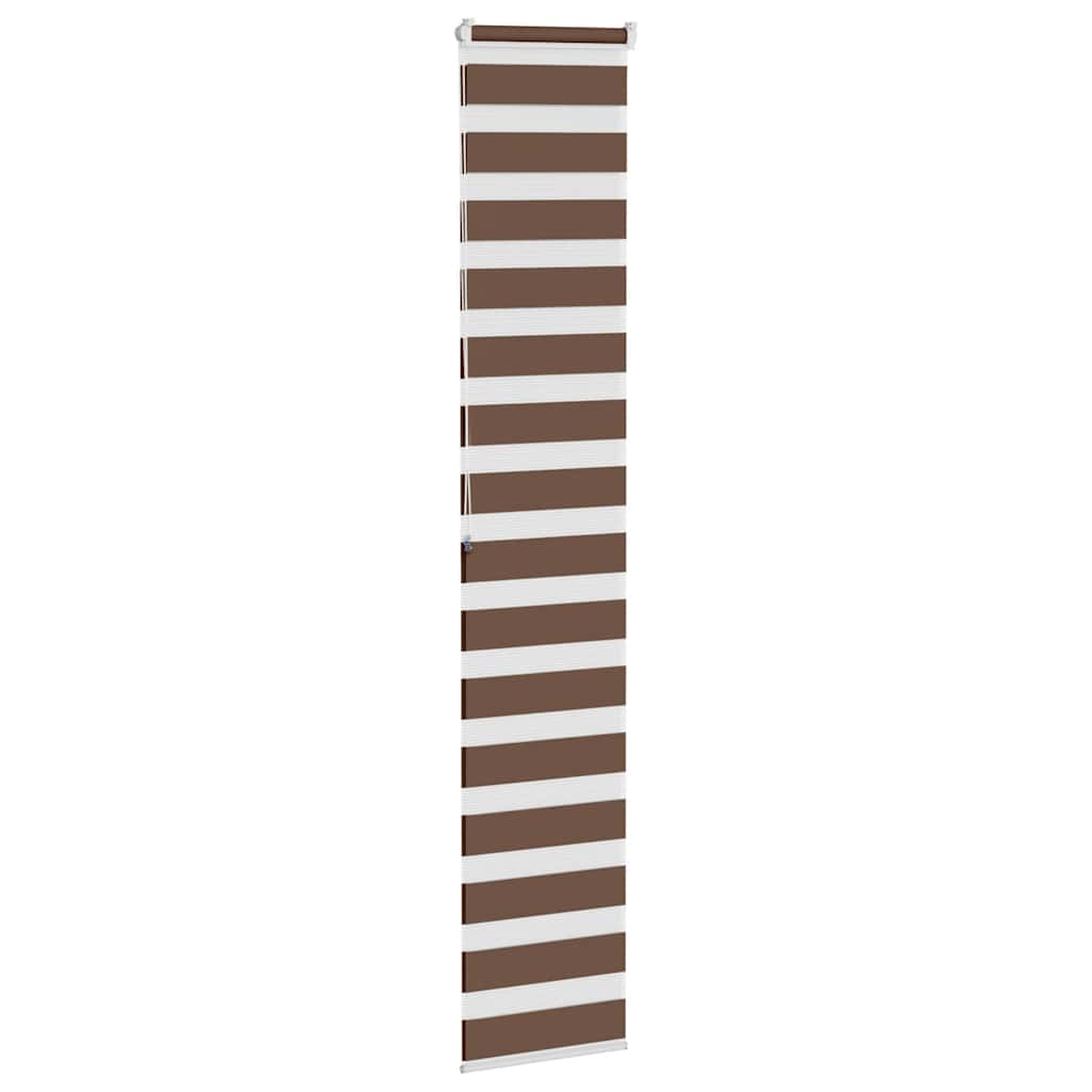 zebragardin brun 45x200 cm stofbredde 40,9 cm polyester