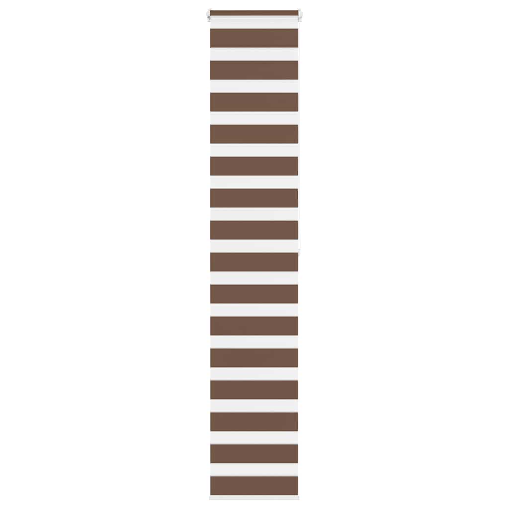 zebragardin brun 50x200 cm stofbredde 45,9 cm polyester