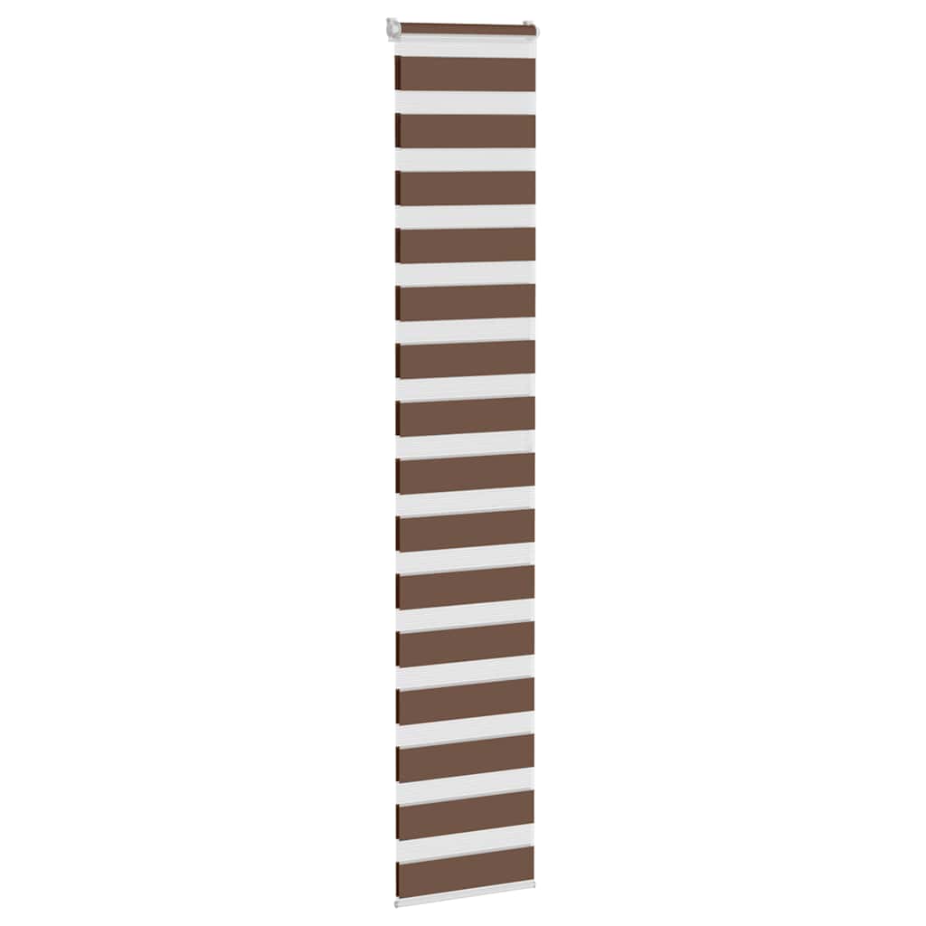 zebragardin brun 50x200 cm stofbredde 45,9 cm polyester