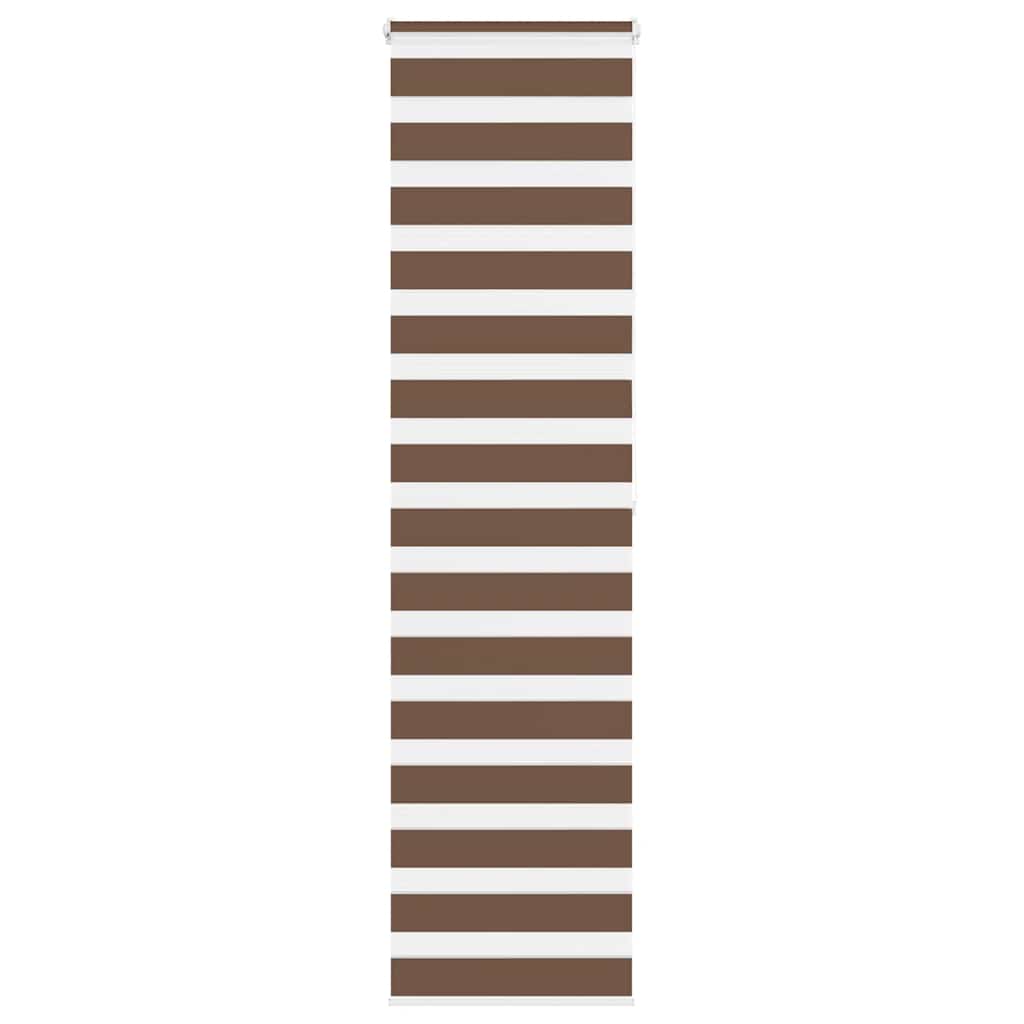 zebragardin brun 55x200 cm stofbredde 50,9 cm polyester