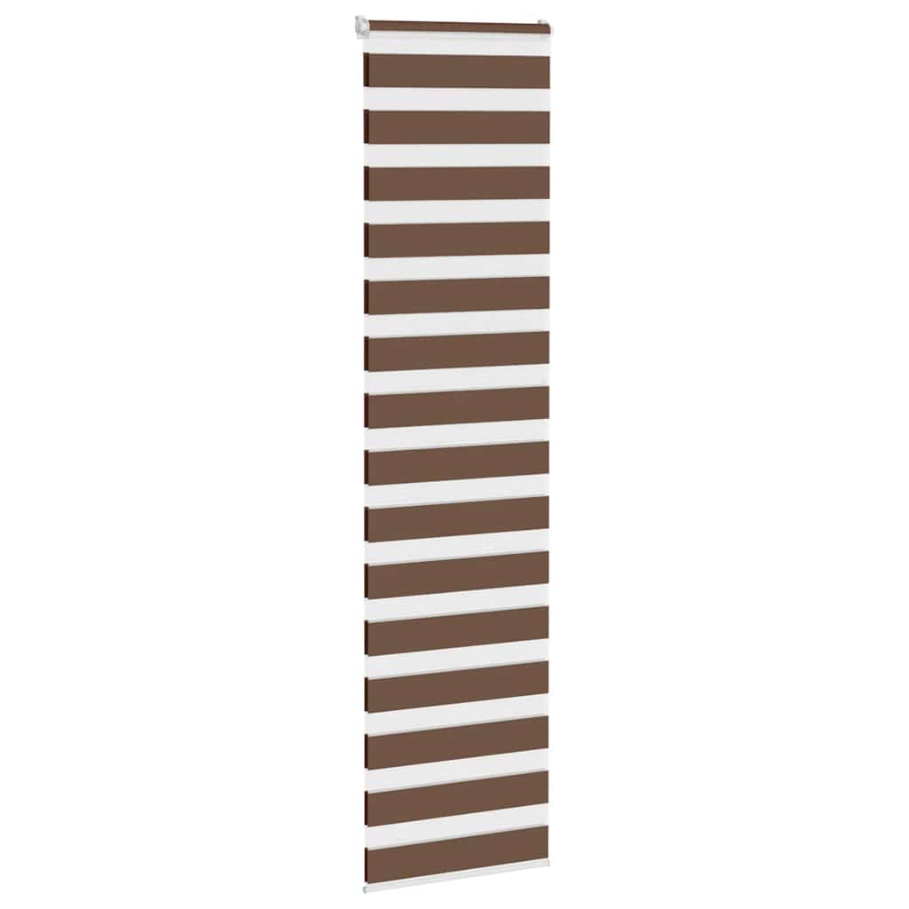 zebragardin brun 55x200 cm stofbredde 50,9 cm polyester