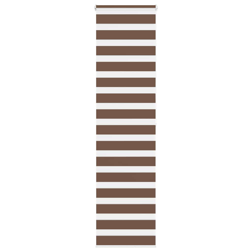 zebragardin brun 60x200 cm stofbredde 55,9 cm polyester