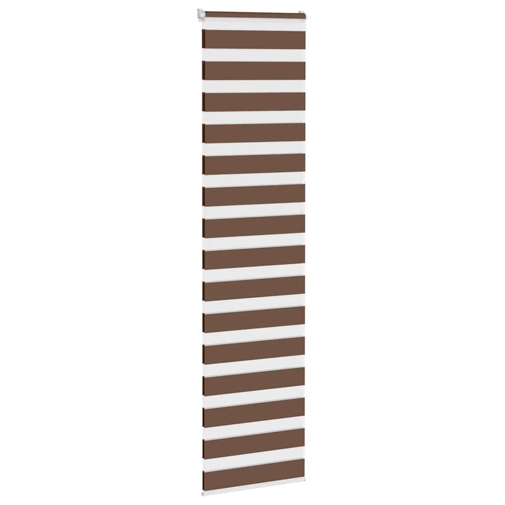 zebragardin brun 60x200 cm stofbredde 55,9 cm polyester