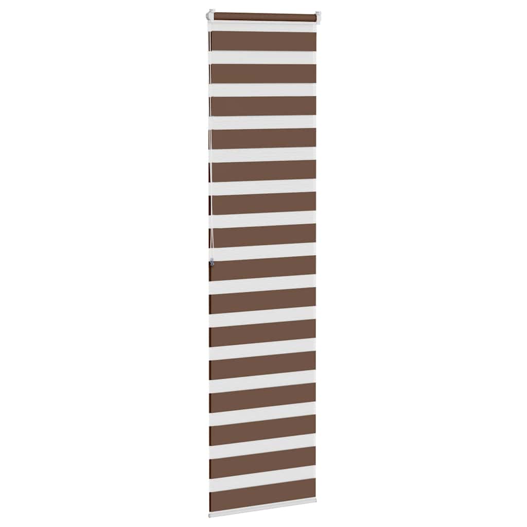 zebragardin brun 60x200 cm stofbredde 55,9 cm polyester