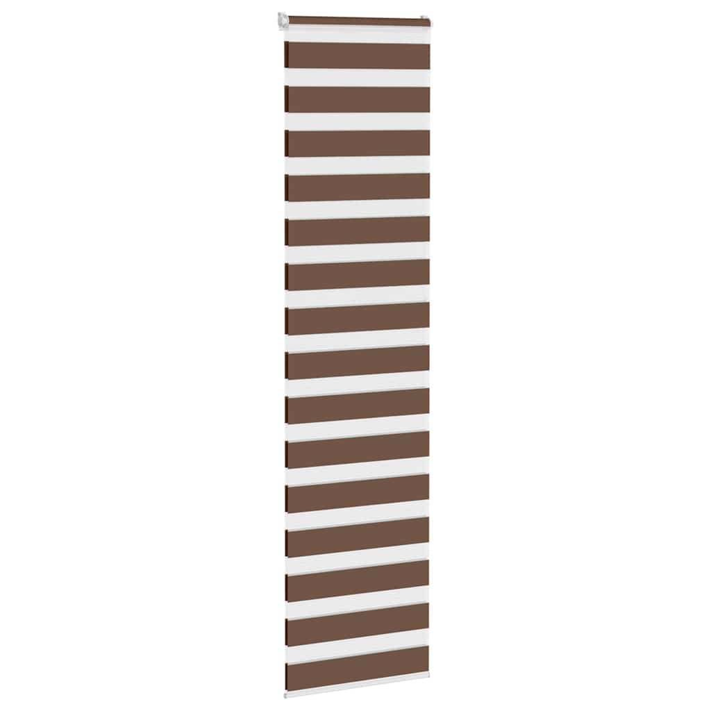 zebragardin brun 65x200 cm stofbredde 60,9 cm polyester