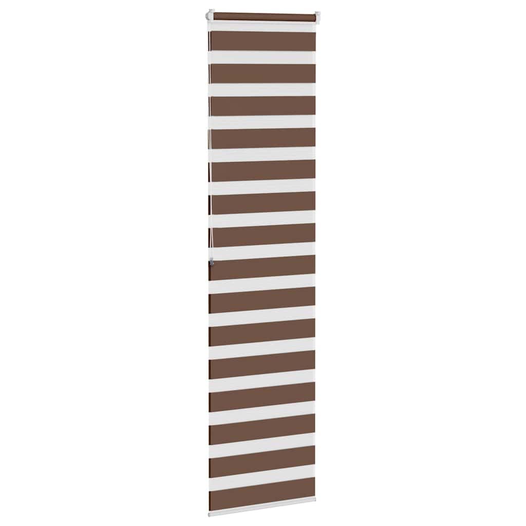 zebragardin brun 65x200 cm stofbredde 60,9 cm polyester