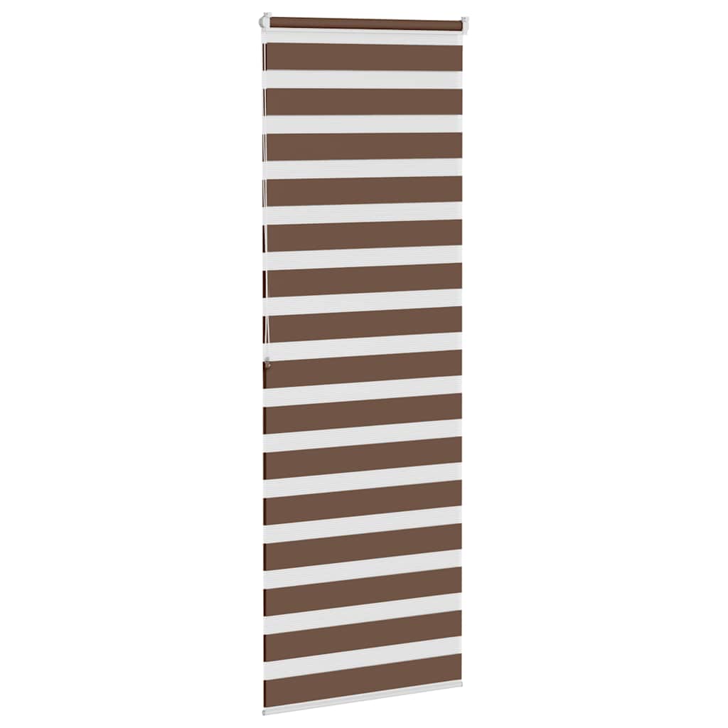 zebragardin brun 70x200 cm stofbredde 65,9 cm polyester