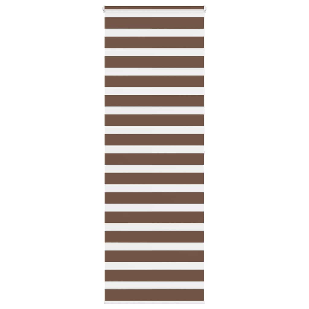 zebragardin brun 75x200 cm stofbredde 70,9 cm polyester