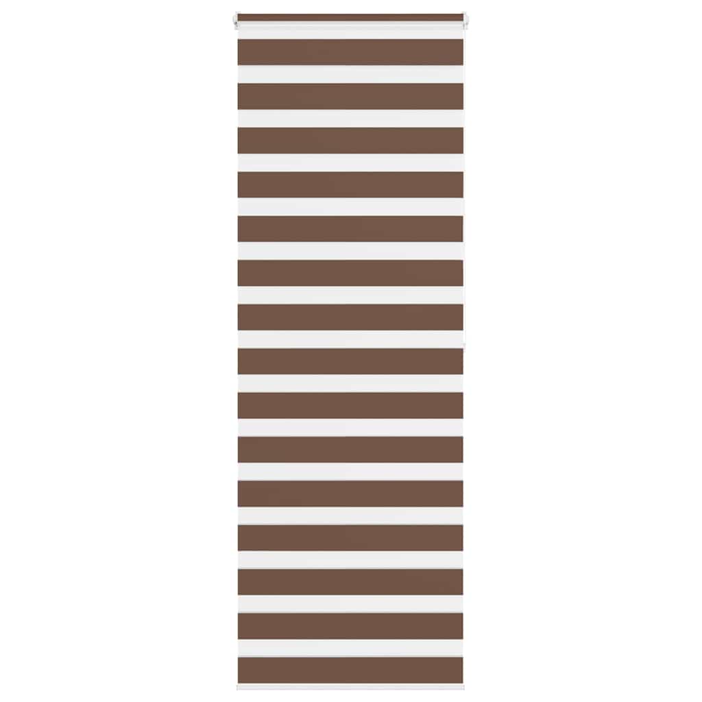zebragardin brun 80x200 cm stofbredde 75,9 cm polyester