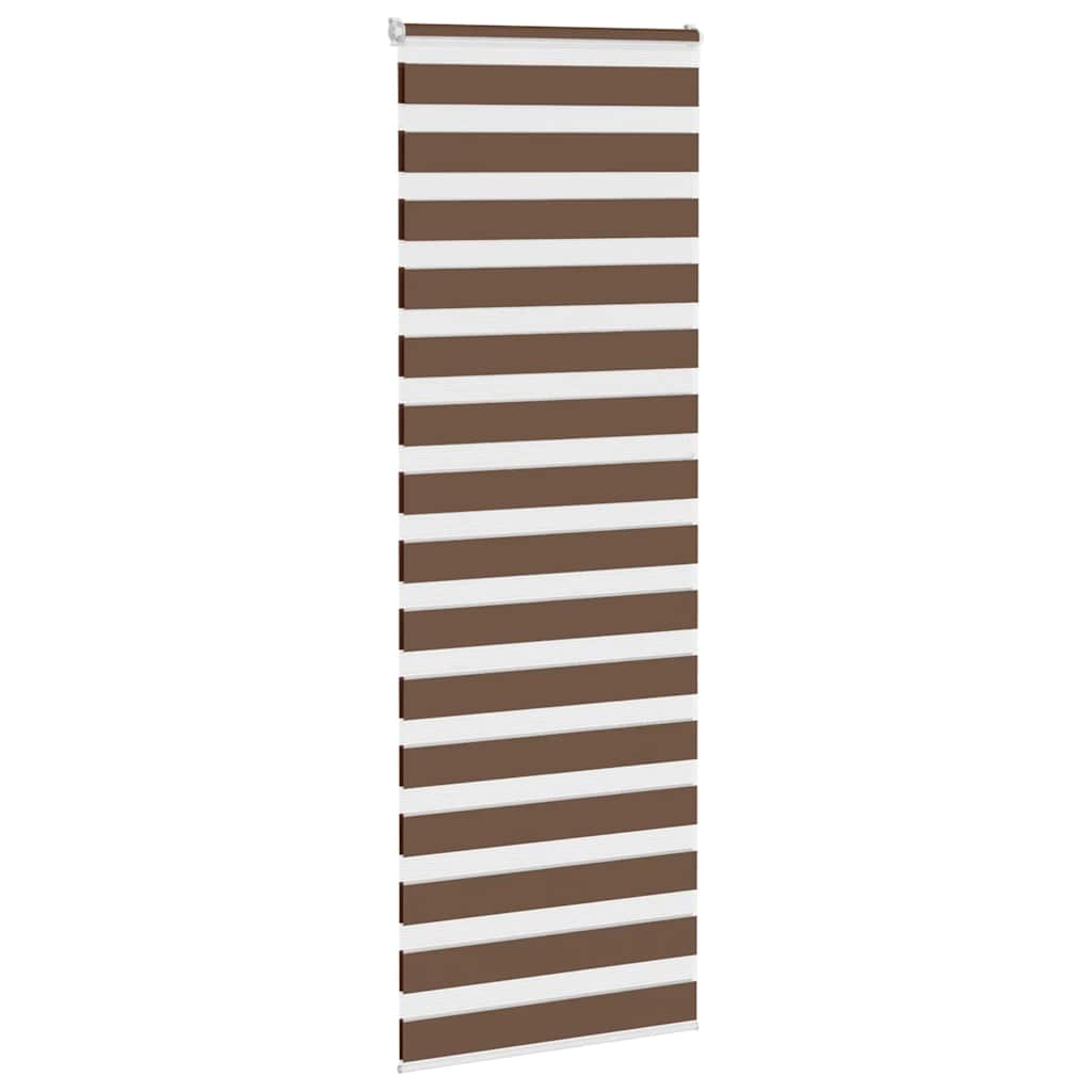 zebragardin brun 80x200 cm stofbredde 75,9 cm polyester
