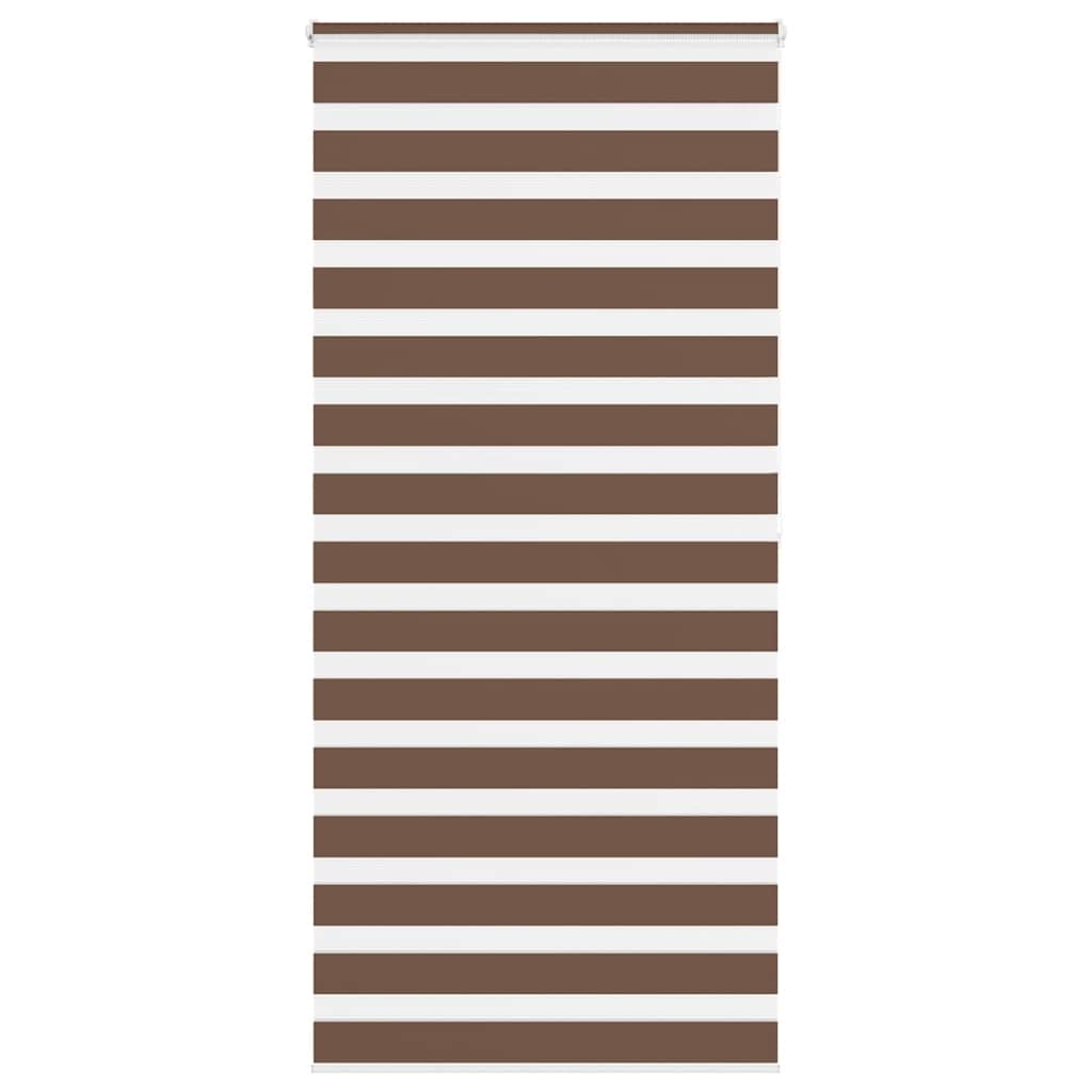 zebragardin brun 115x200 cm stofbredde 110,9 cm polyester