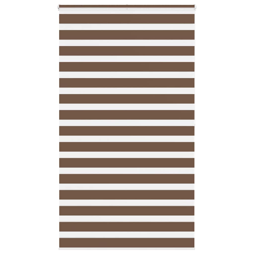 zebragardin brun 120x200 cm stofbredde 115,9 cm polyester
