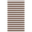 zebragardin brun 125x200 cm stofbredde 120,9 cm polyester
