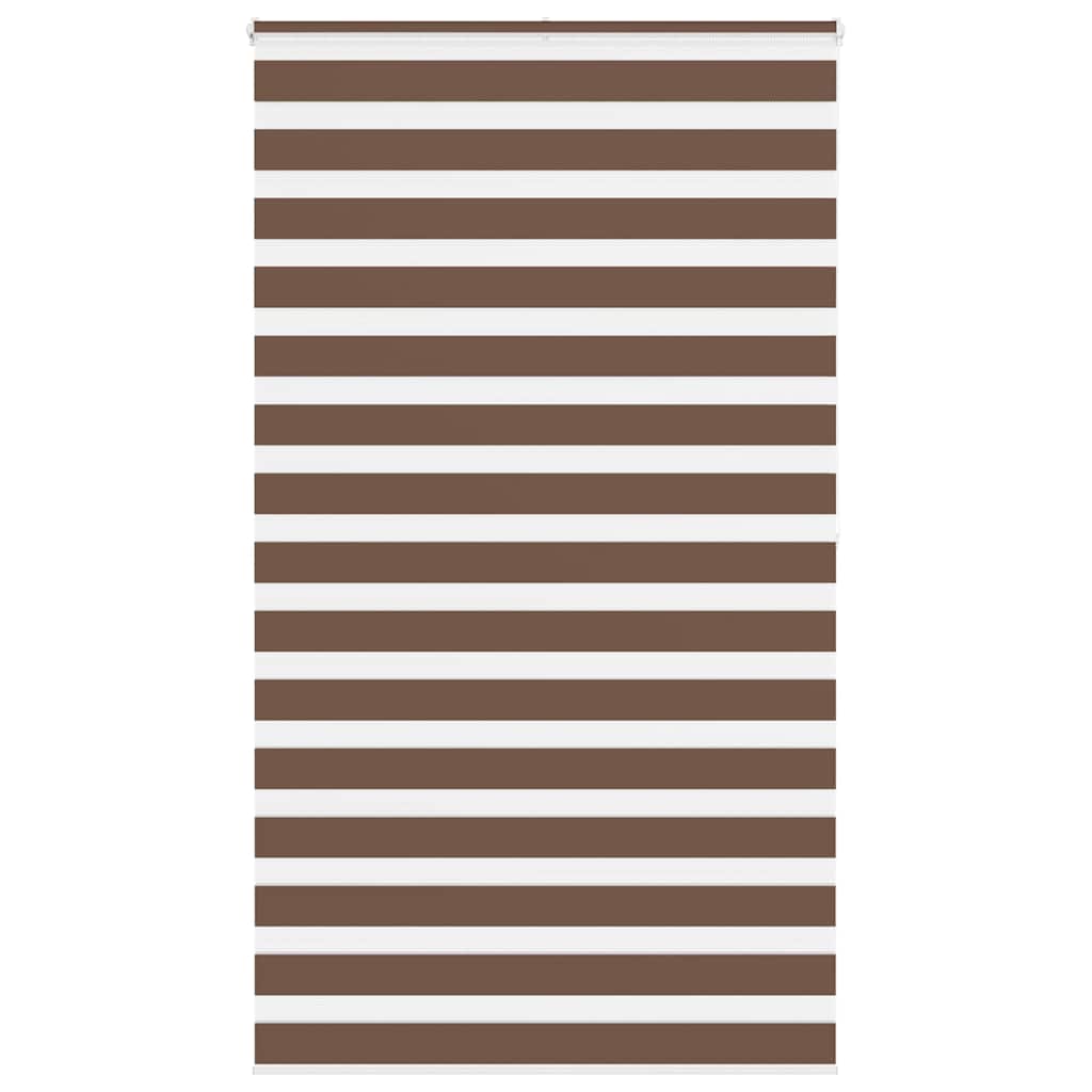 zebragardin brun 125x200 cm stofbredde 120,9 cm polyester