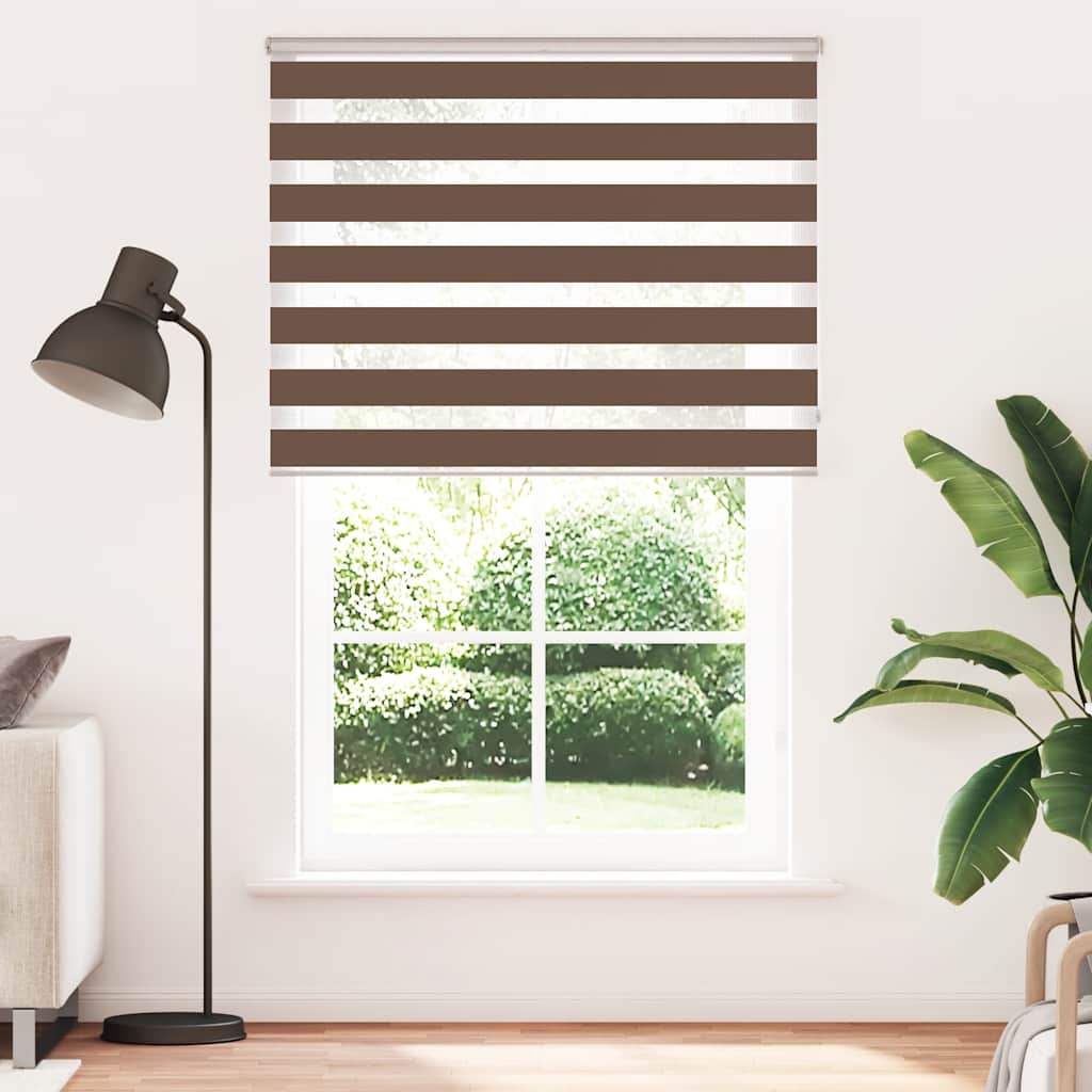 zebragardin brun 150x200 cm stofbredde 145,9 cm polyester