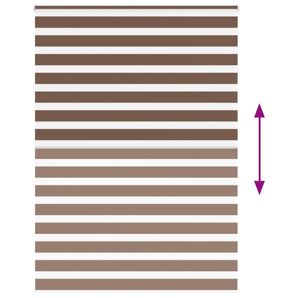zebragardin brun 160x200 cm stofbredde 155,9 cm polyester