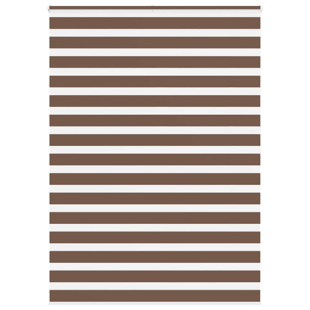 zebragardin brun 165x200 cm stofbredde 160,9 cm polyester