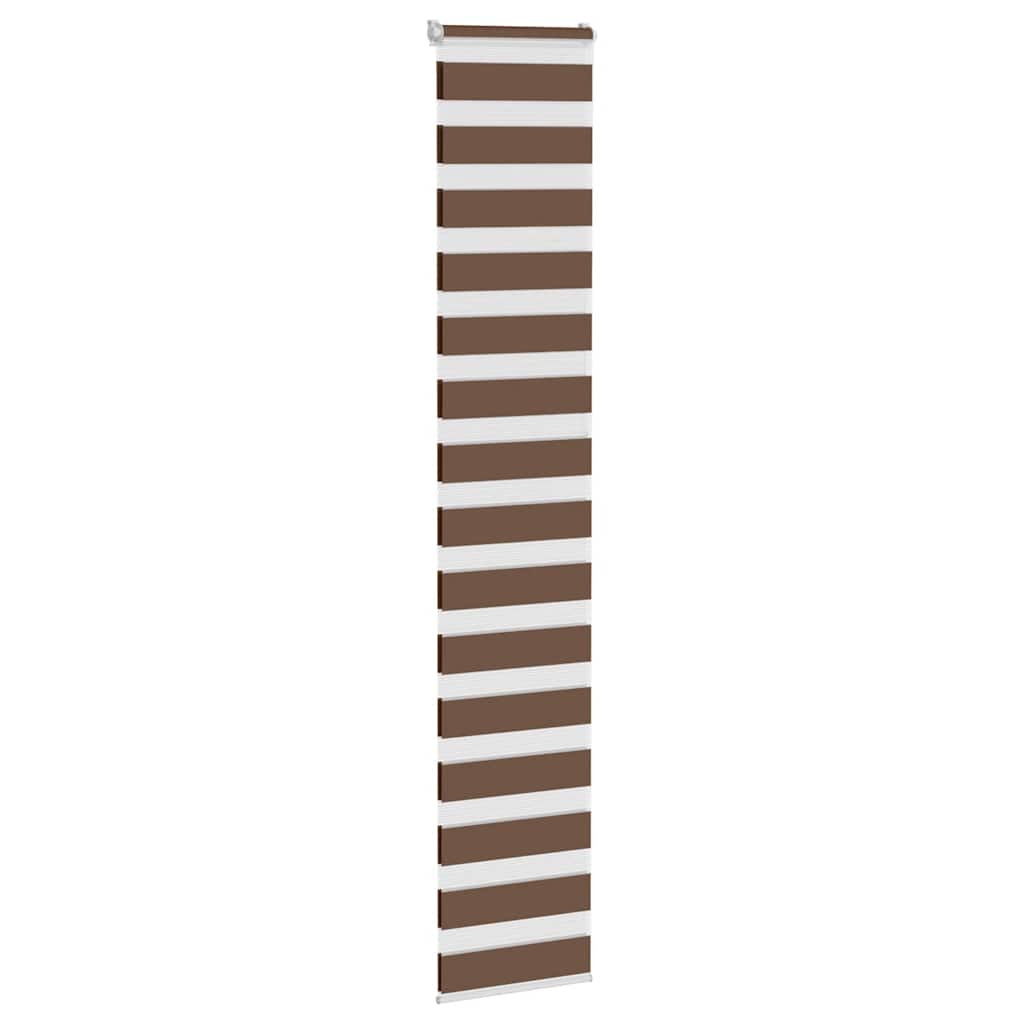 zebragardin brun 40x230 cm stofbredde 35,9 cm polyester