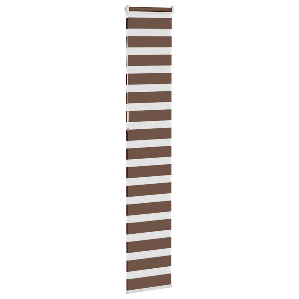 zebragardin brun 40x230 cm stofbredde 35,9 cm polyester
