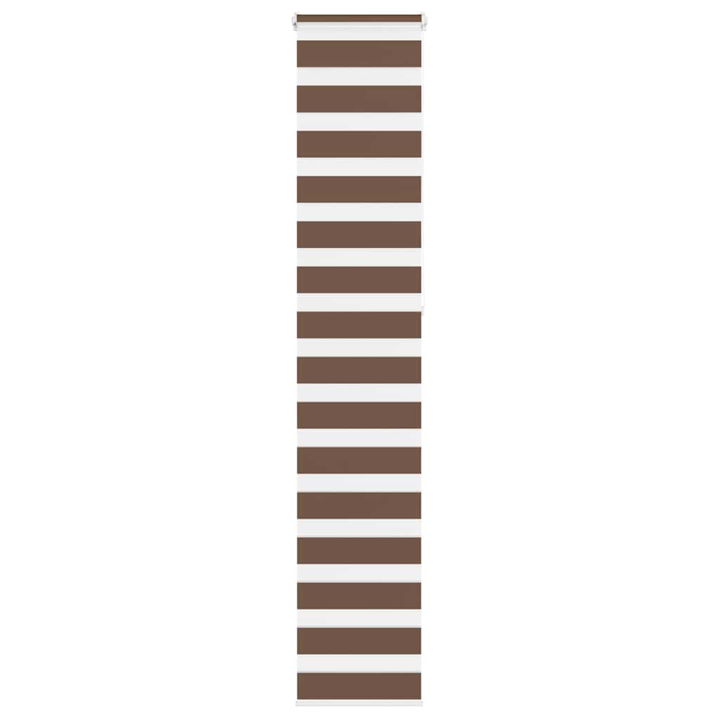zebragardin brun 45x230 cm stofbredde 40,9 cm polyester