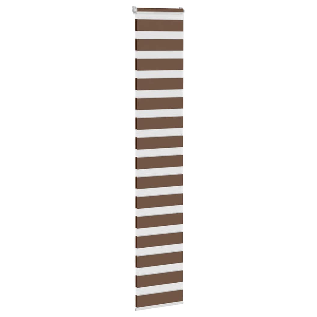 zebragardin brun 45x230 cm stofbredde 40,9 cm polyester