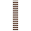 zebragardin brun 50x230 cm stofbredde 45,9 cm polyester