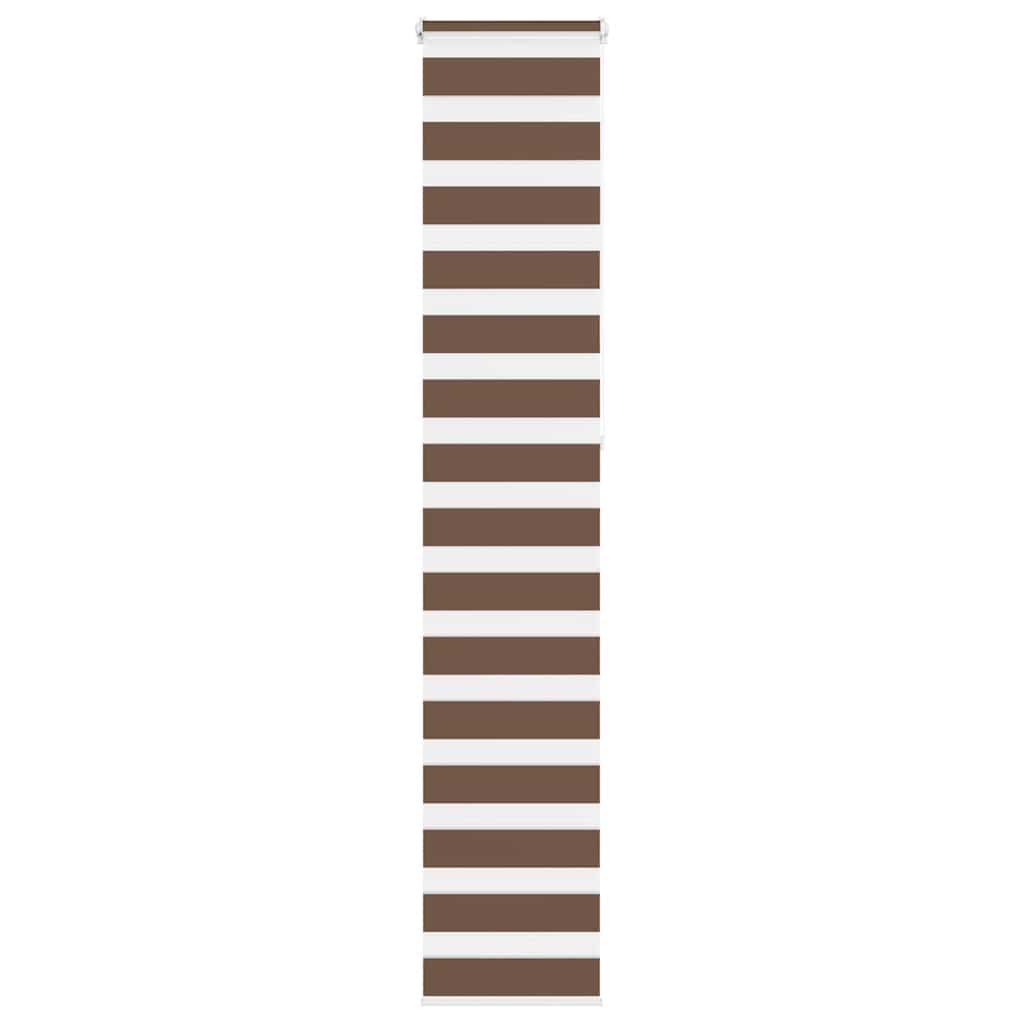 zebragardin brun 50x230 cm stofbredde 45,9 cm polyester