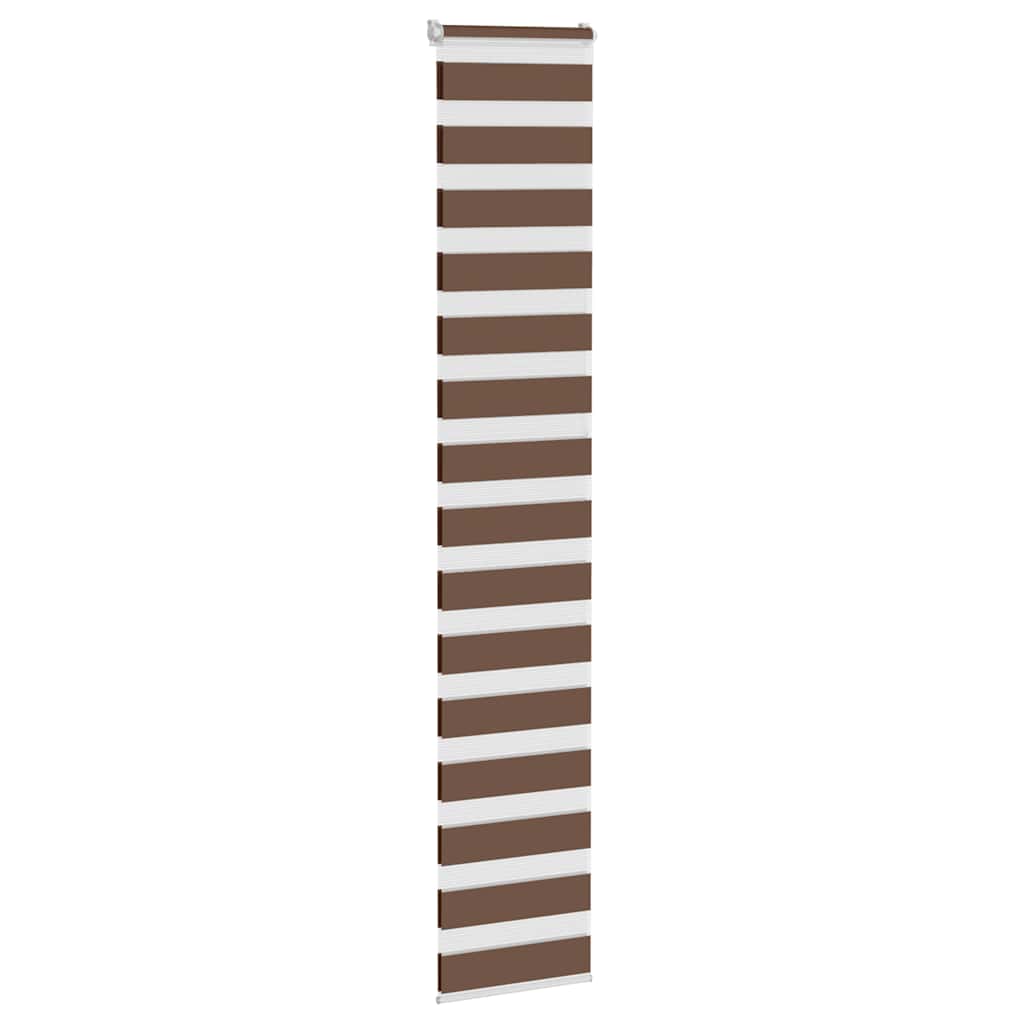 zebragardin brun 50x230 cm stofbredde 45,9 cm polyester