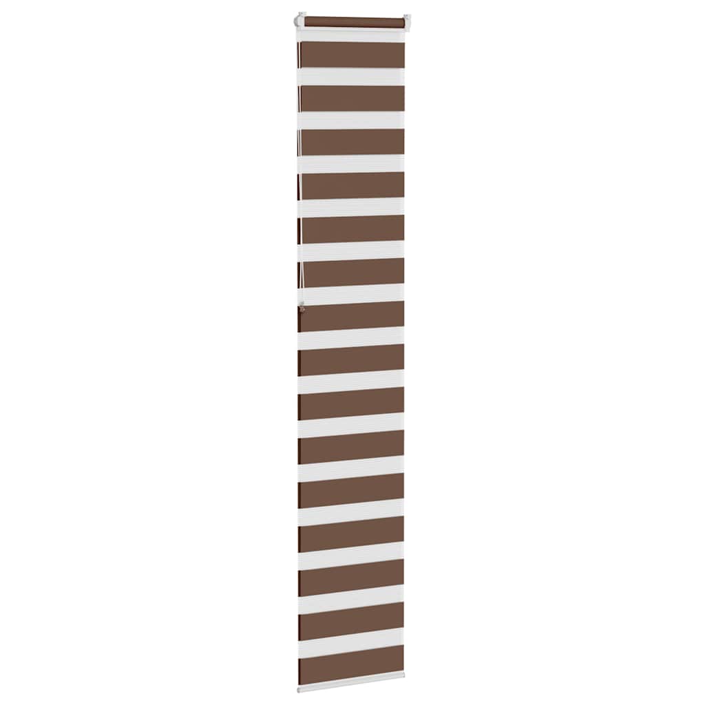 zebragardin brun 50x230 cm stofbredde 45,9 cm polyester