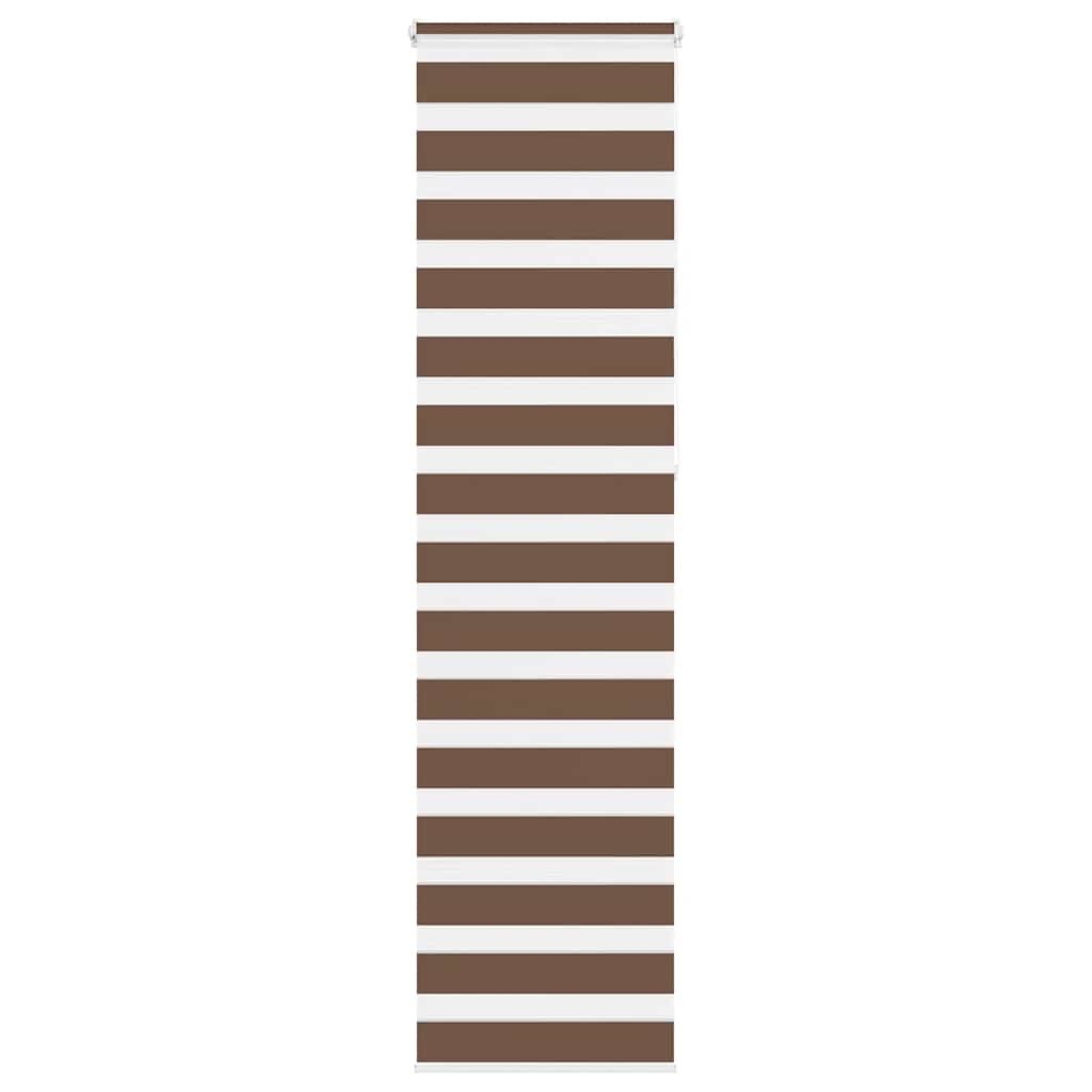 zebragardin brun 55x230 cm stofbredde 50,9 cm polyester