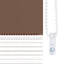zebragardin brun 55x230 cm stofbredde 50,9 cm polyester