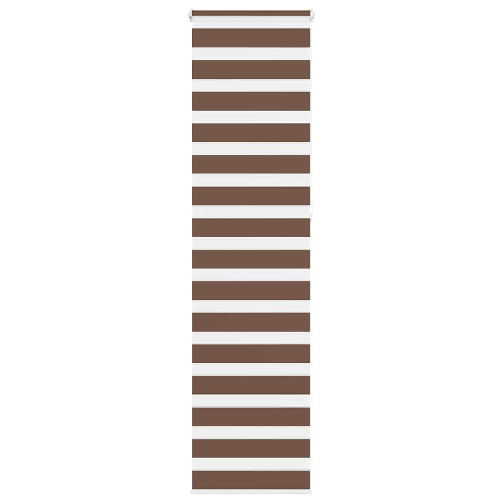 zebragardin brun 65x230 cm stofbredde 60,9 cm polyester