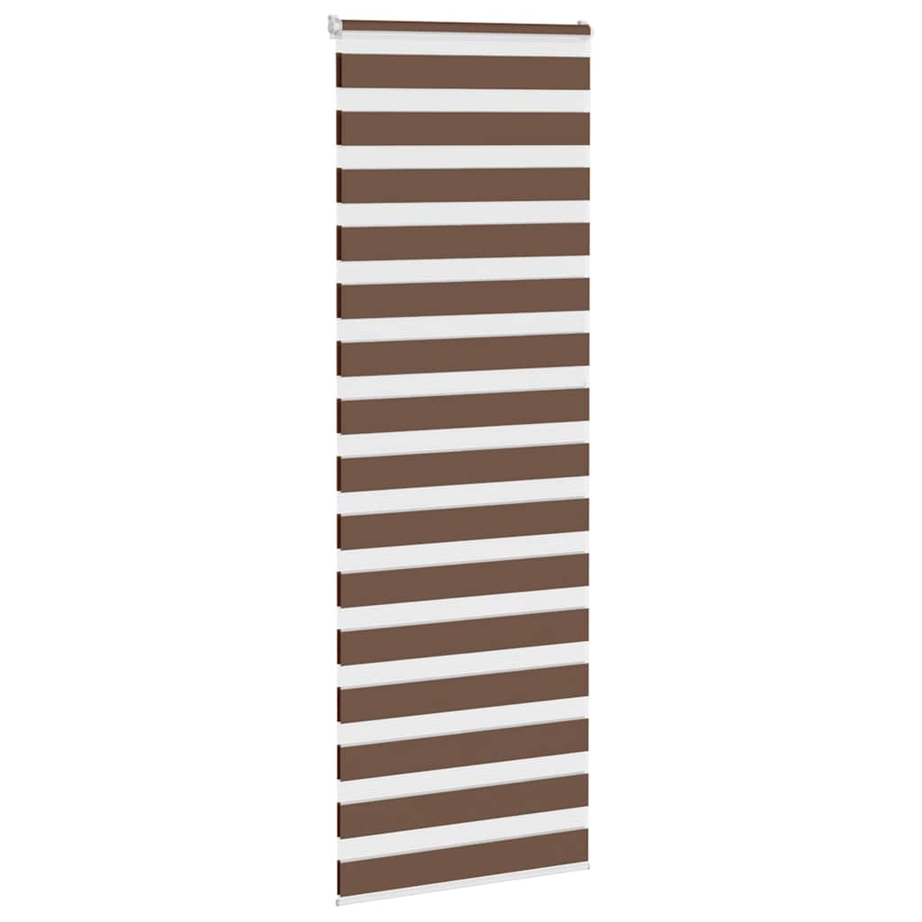 zebragardin brun 70x230 cm stofbredde 65,9 cm polyester