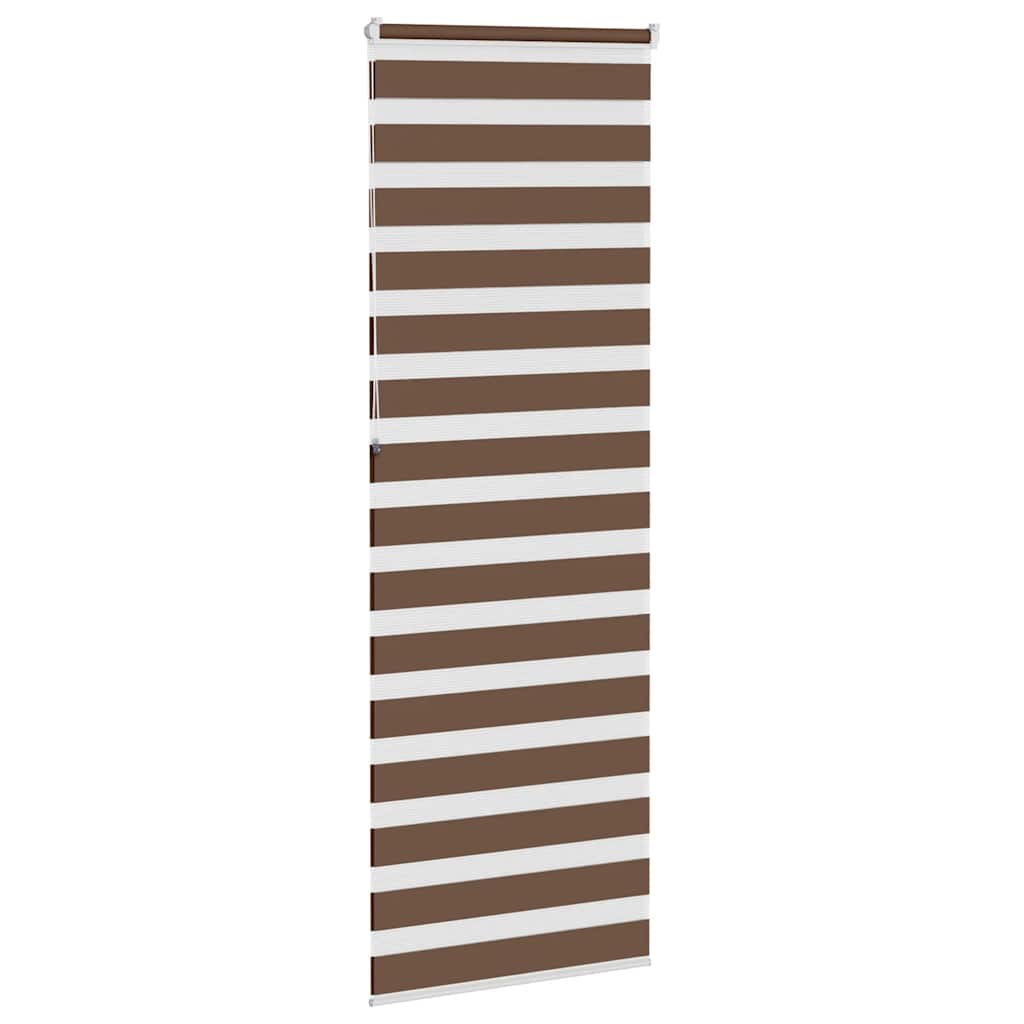 zebragardin brun 70x230 cm stofbredde 65,9 cm polyester