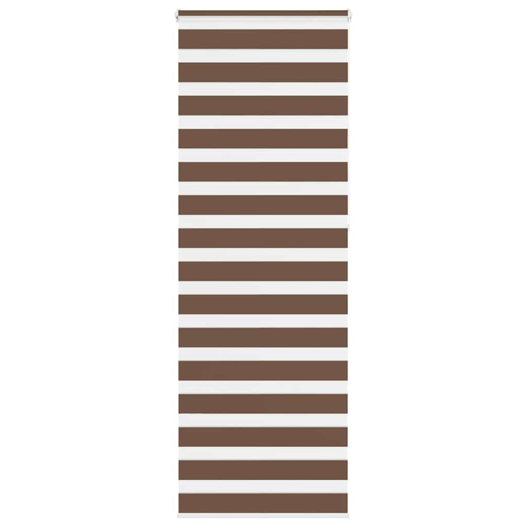 zebragardin brun 75x230 cm stofbredde 70,9 cm polyester