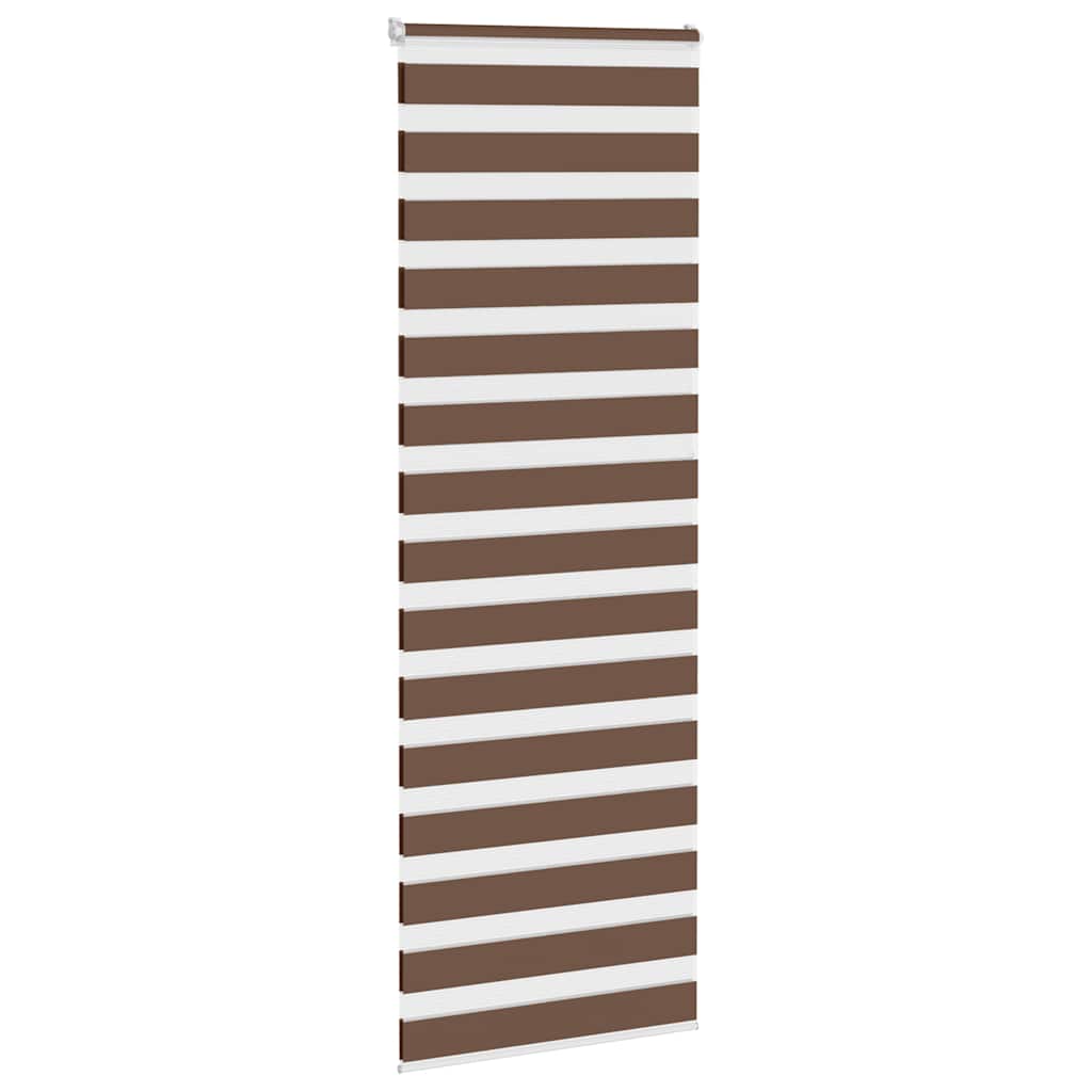 zebragardin brun 75x230 cm stofbredde 70,9 cm polyester