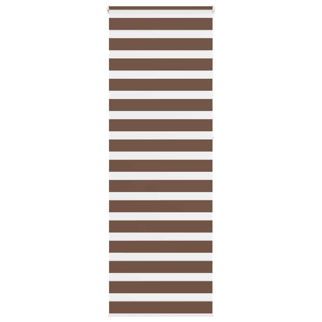 zebragardin brun 80x230 cm stofbredde 75,9 cm polyester